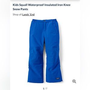 Lands End Snow pants